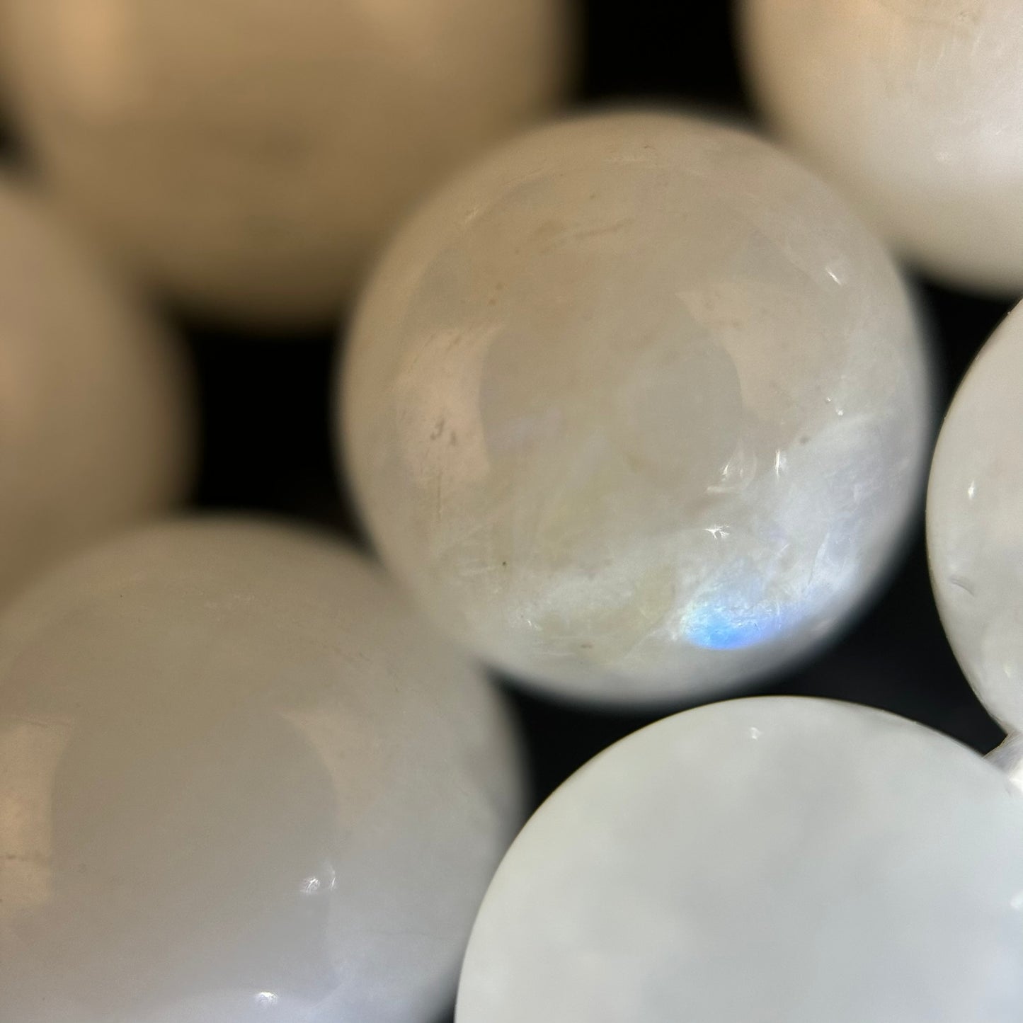 Rainbow Moonstone Polished Round Beads image 2