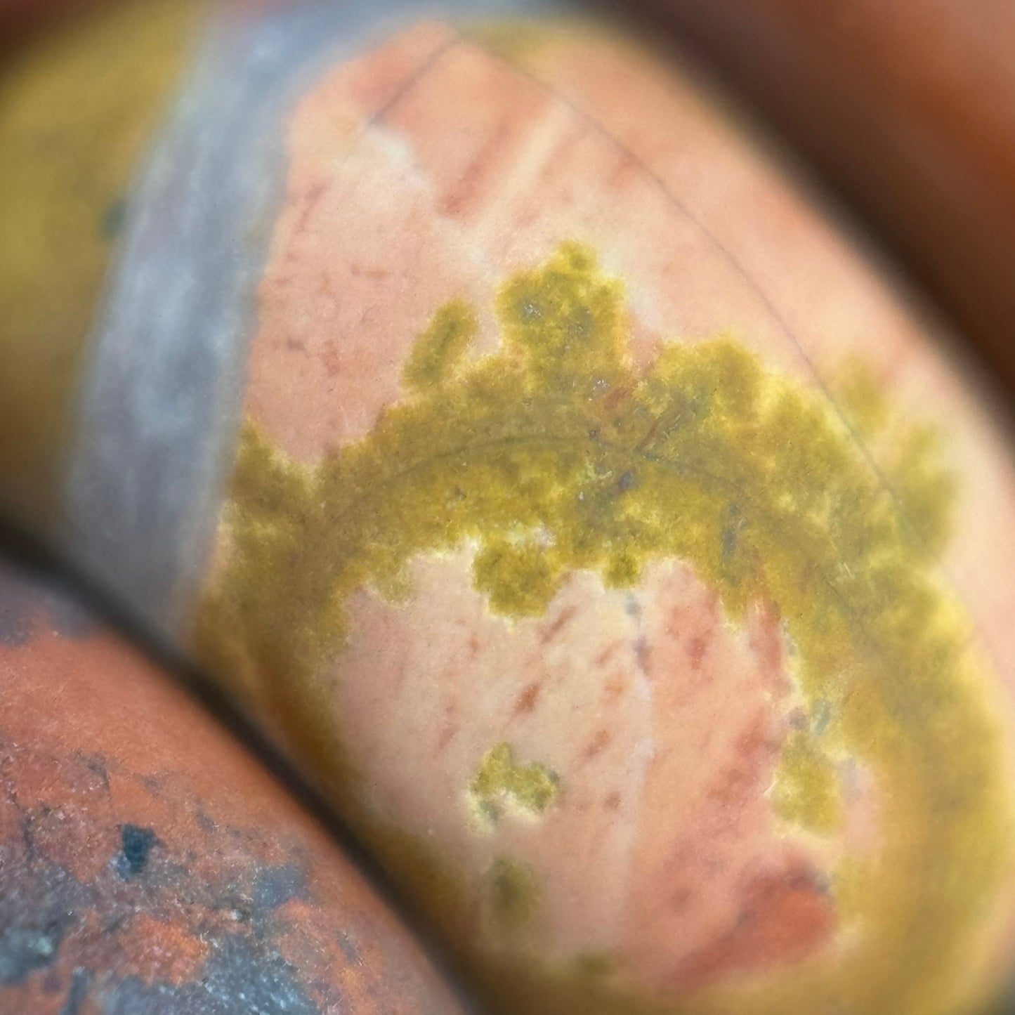 Red Jasper Frosted Rondelle Beads image 5