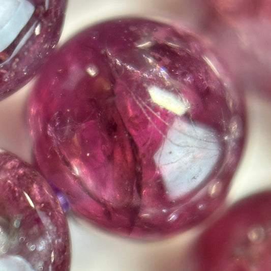 Rhodolite Grape Garnet Beads - Polished Round