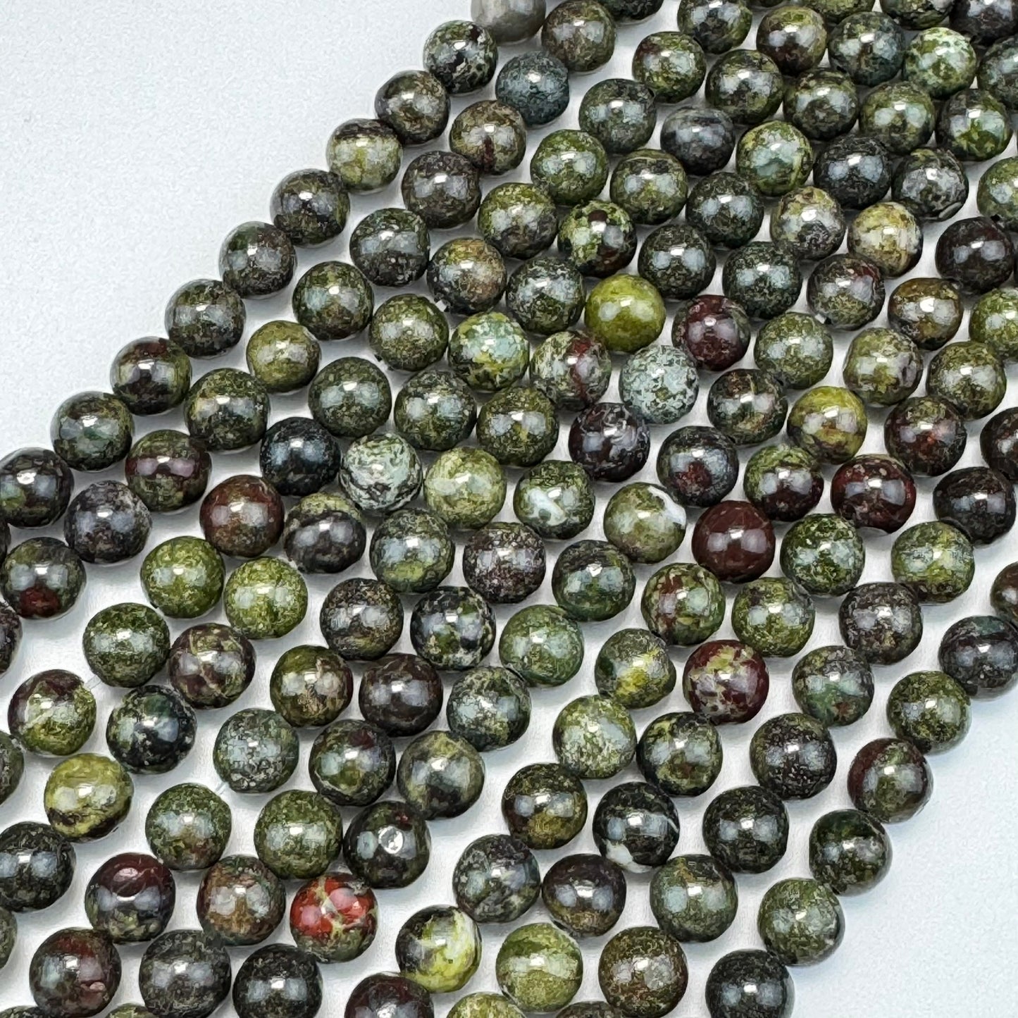 Dragon's Bloodstone Polished Round Beads image 3