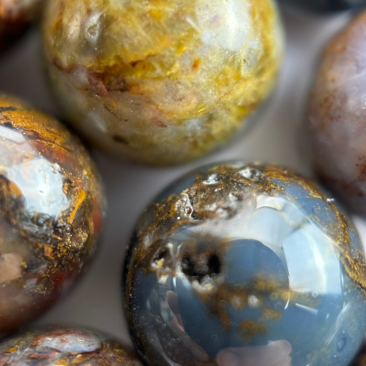 Pietersite Round Polished Beads Round Beads image 4