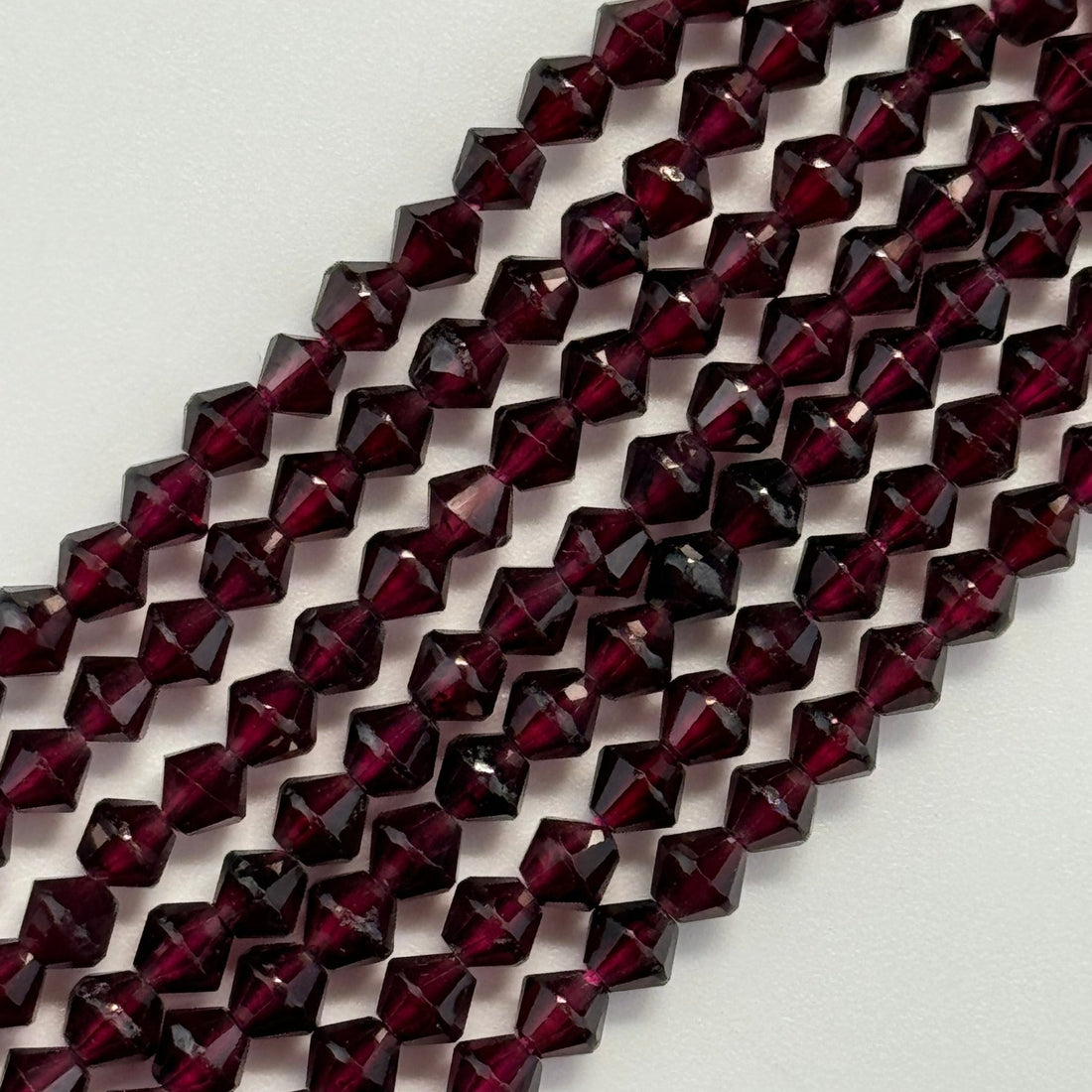 Garnet Space Ship Beads image 0