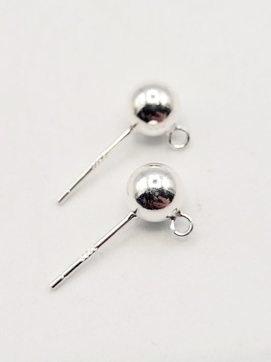 Silver Stud Earrings 