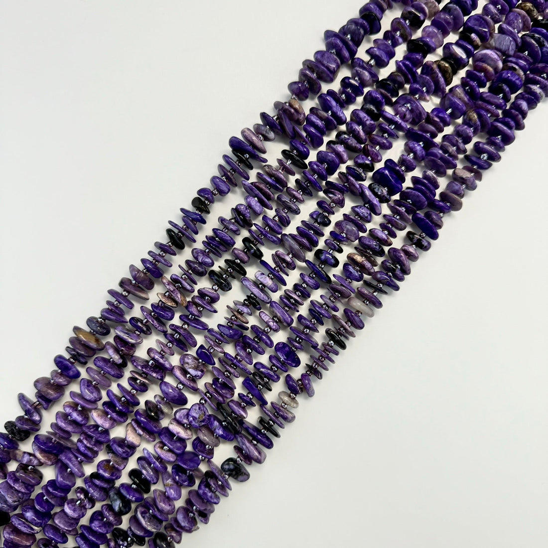 Charoite Blade Polished Beads image 8