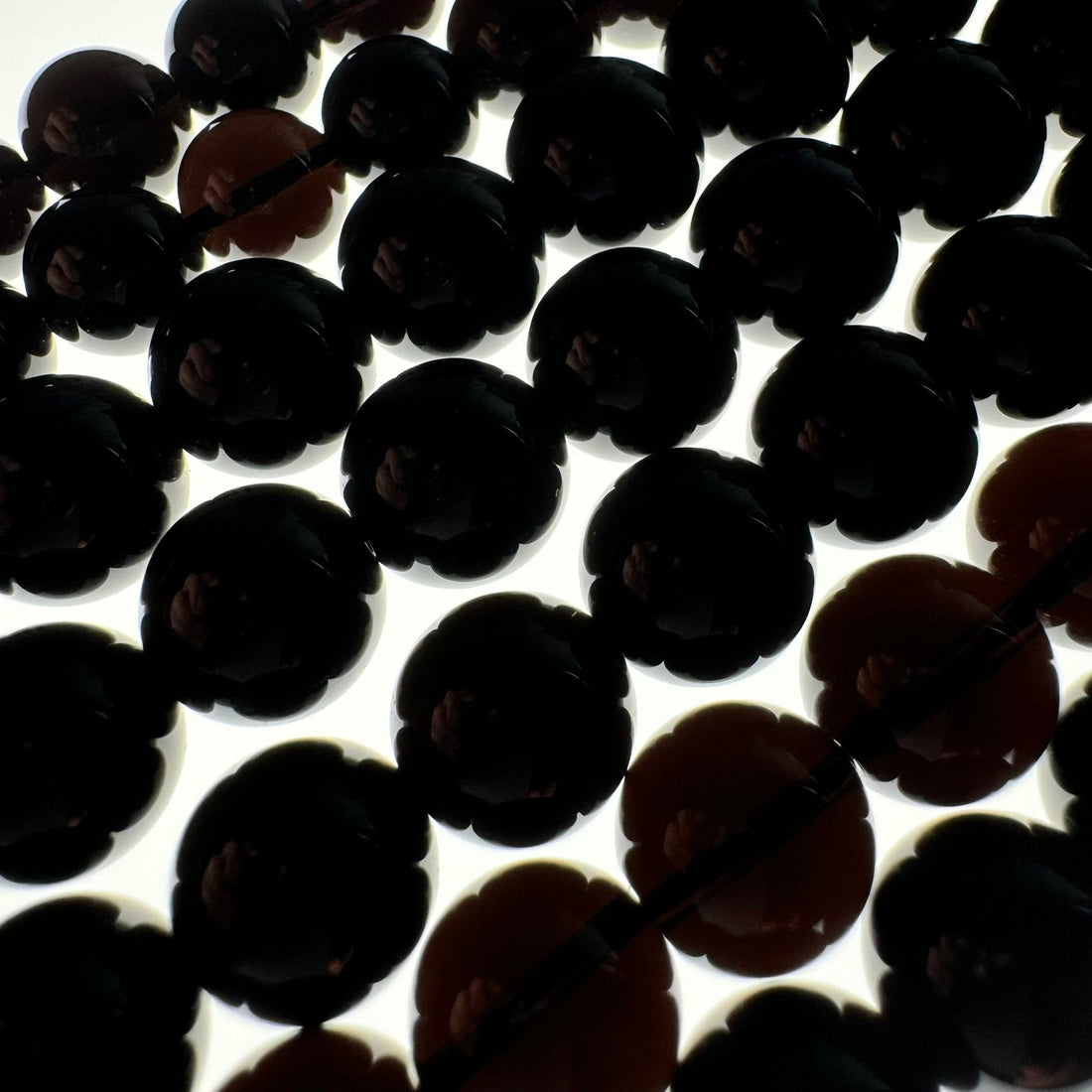 Morion Polished Round Beads image 4