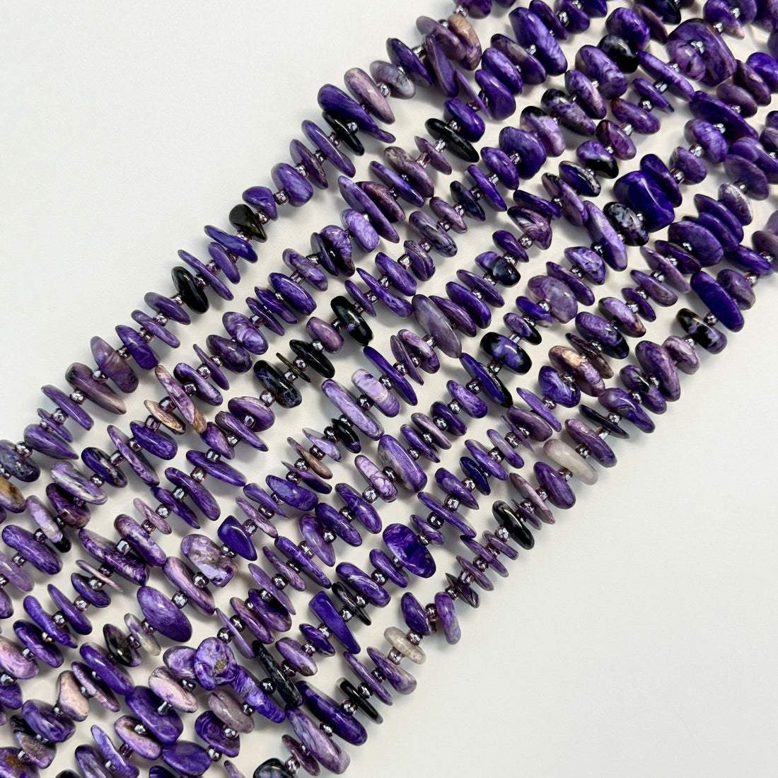 Charoite Blade Polished Beads image 6