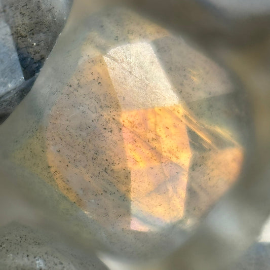 Labradorite AA Square Faceted Polished Beads (6-8 mm) image 3