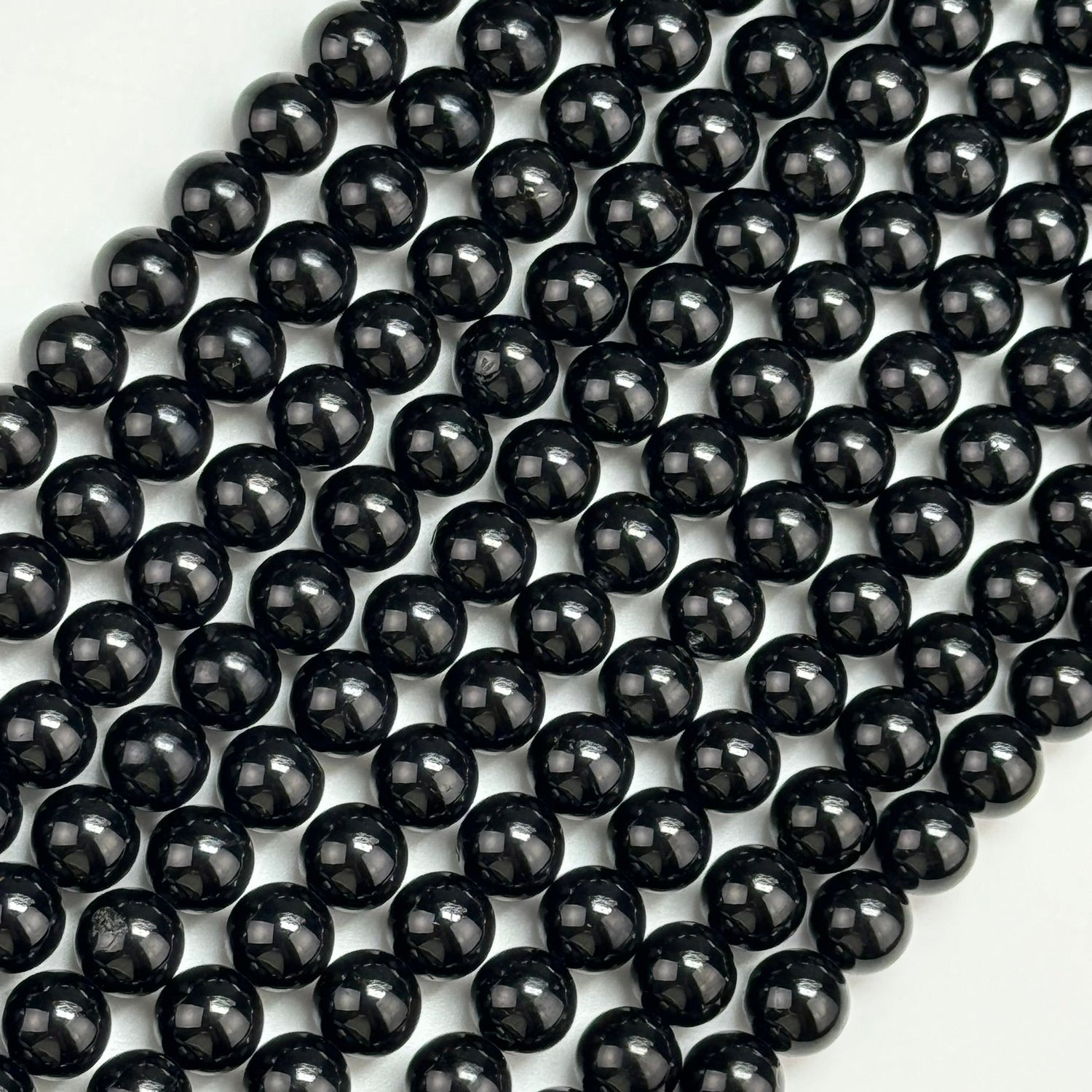 Obsidian Gemstone Beads
