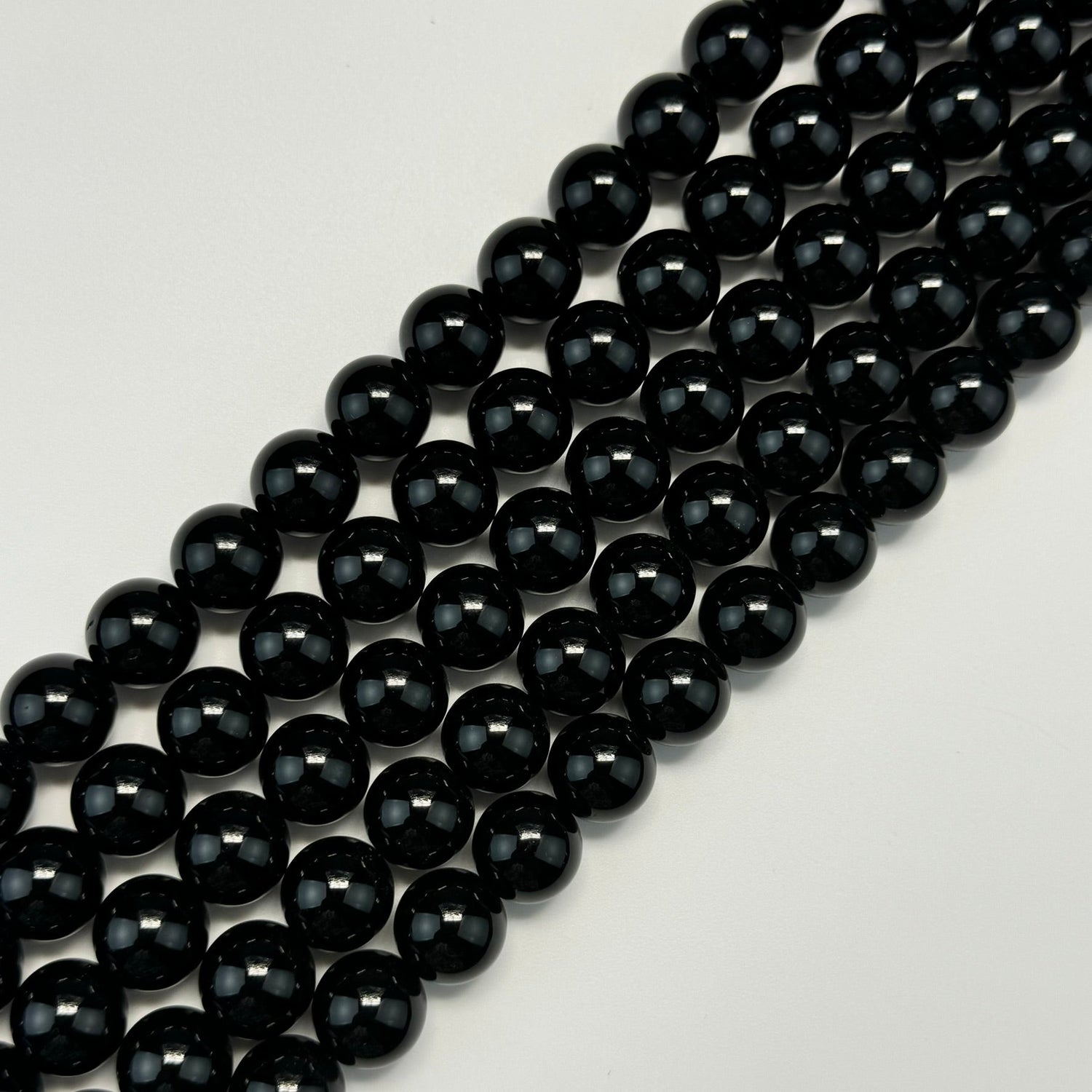 Natural Morion gemstone beads for jewelry making and bracelet design by Reza Gem Collection.