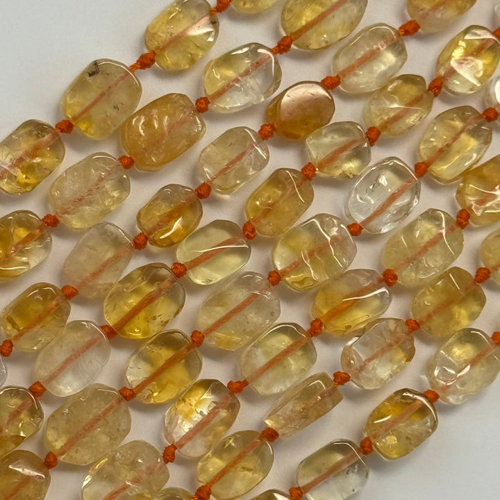 Citrine gemstone beads