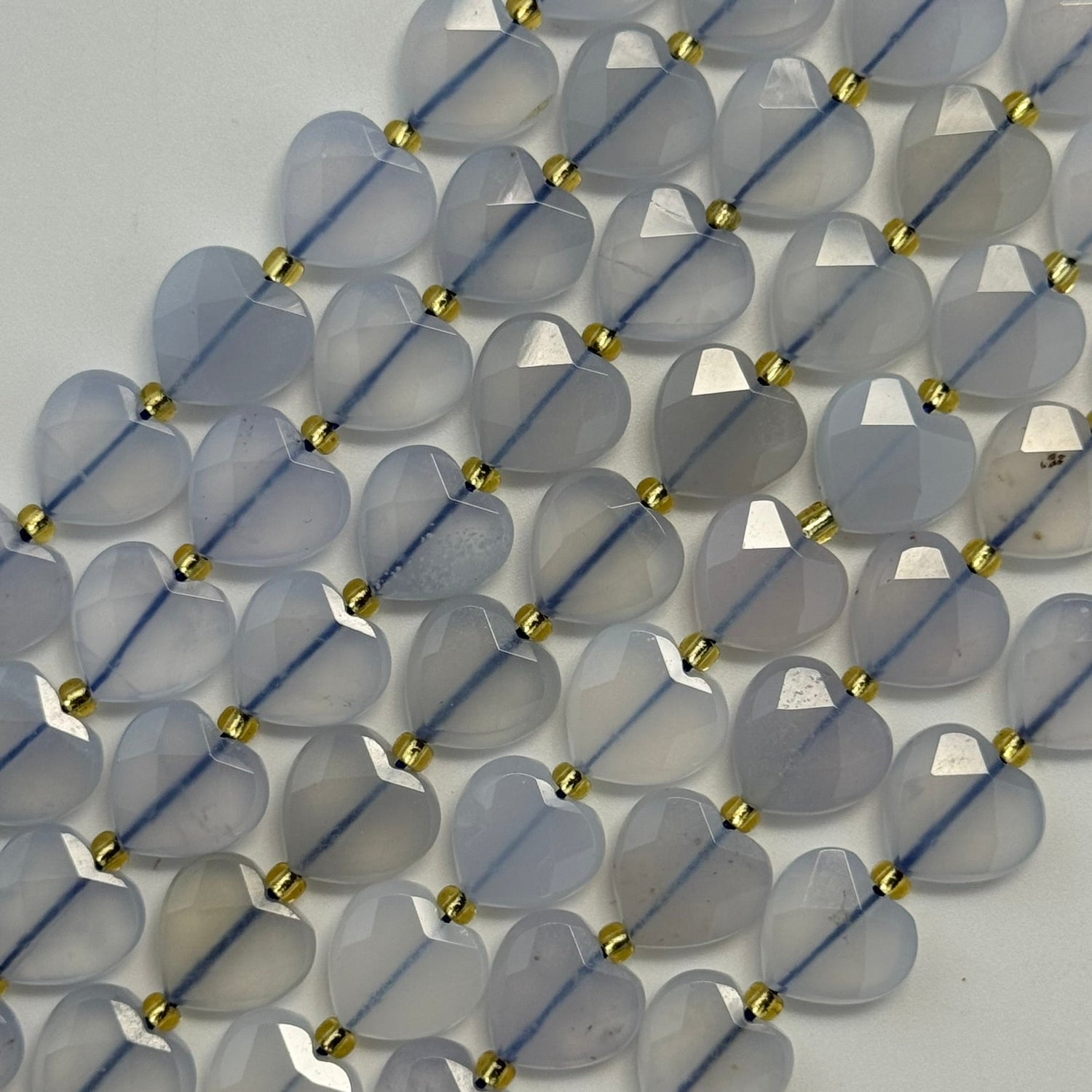 Chalcedony Gemstone & Crystal Beads: Blue, Green, White and More