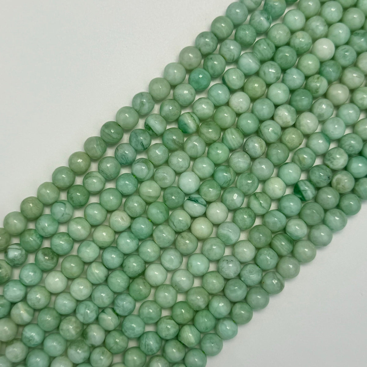 Natural Smithsonite gemstone beads for jewelry making and bracelet design by Reza Gem Collection.
