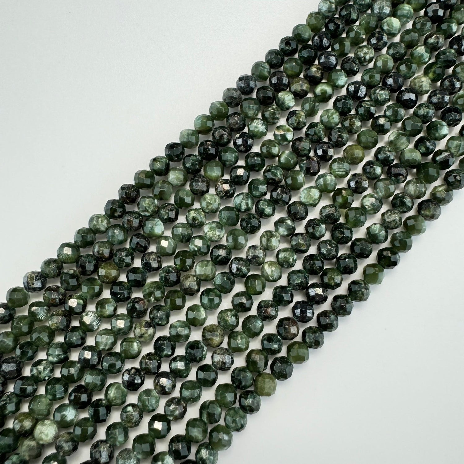 Seraphinite Gemstone Beads