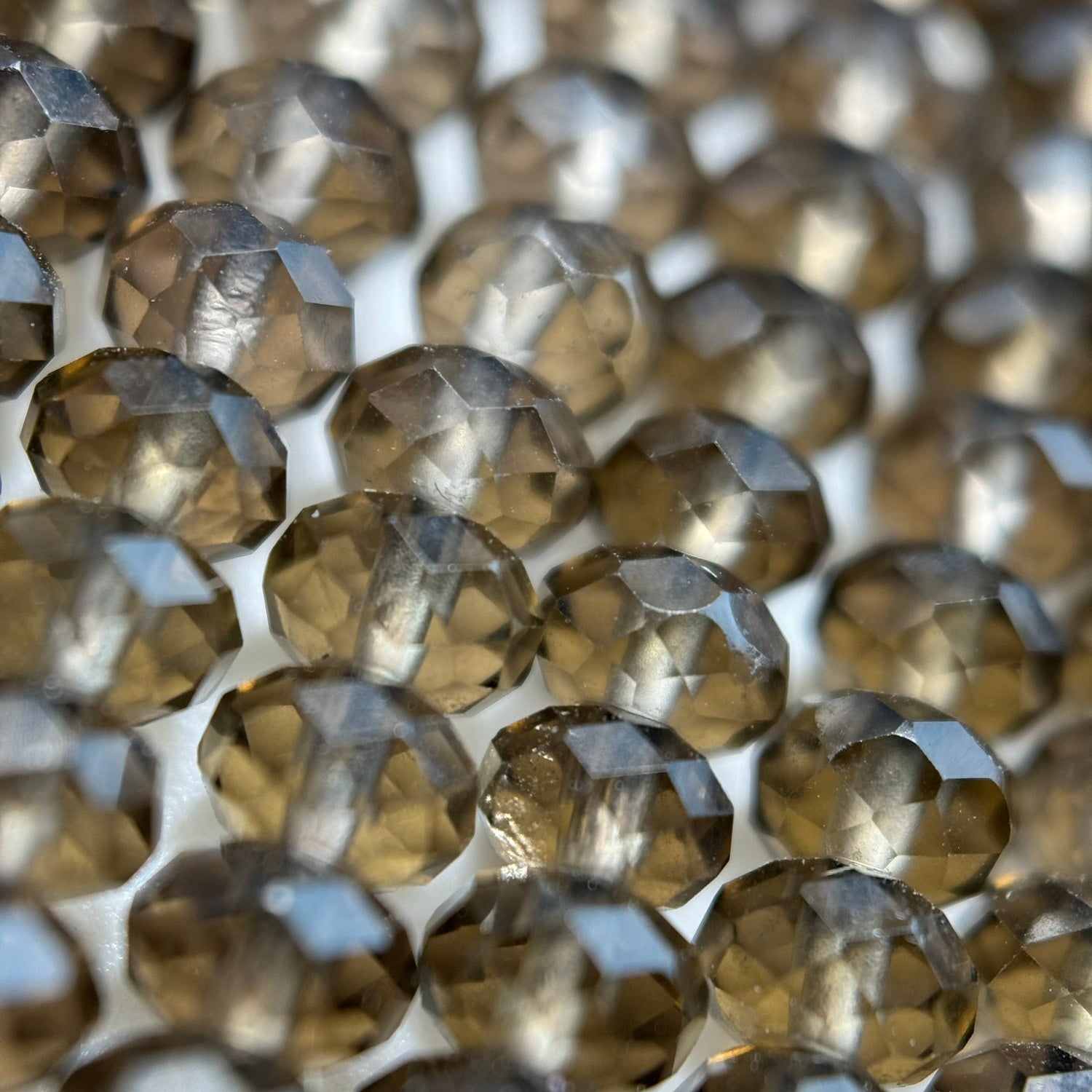 Natural Smoky Quartz gemstone beads for jewelry making