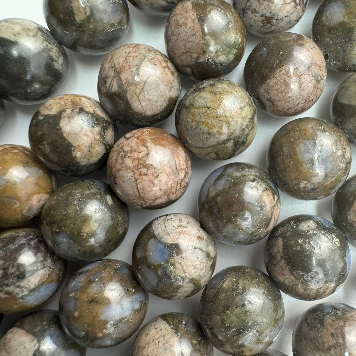 Natural Lianite gemstone beads for jewelry making