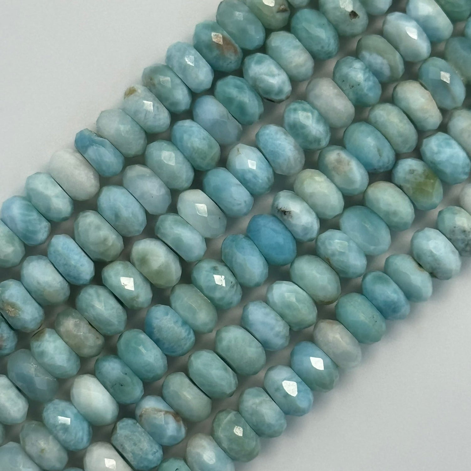 Larimar Gemstone Beads for Sale – Genuine Blue Larimar Beads Collection