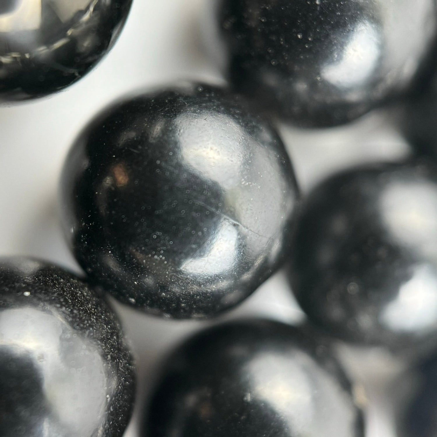 Natural Jet gemstone beads for jewelry making