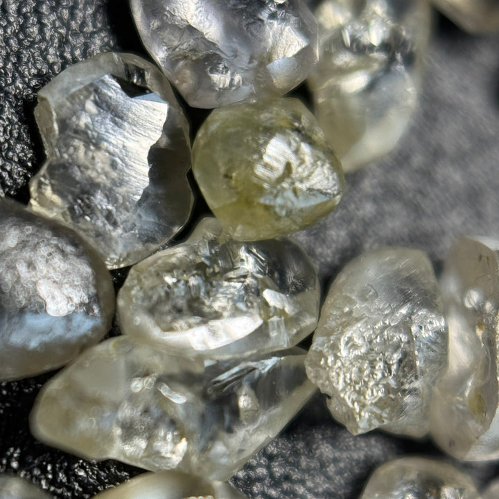 Diamond gemstone beads
