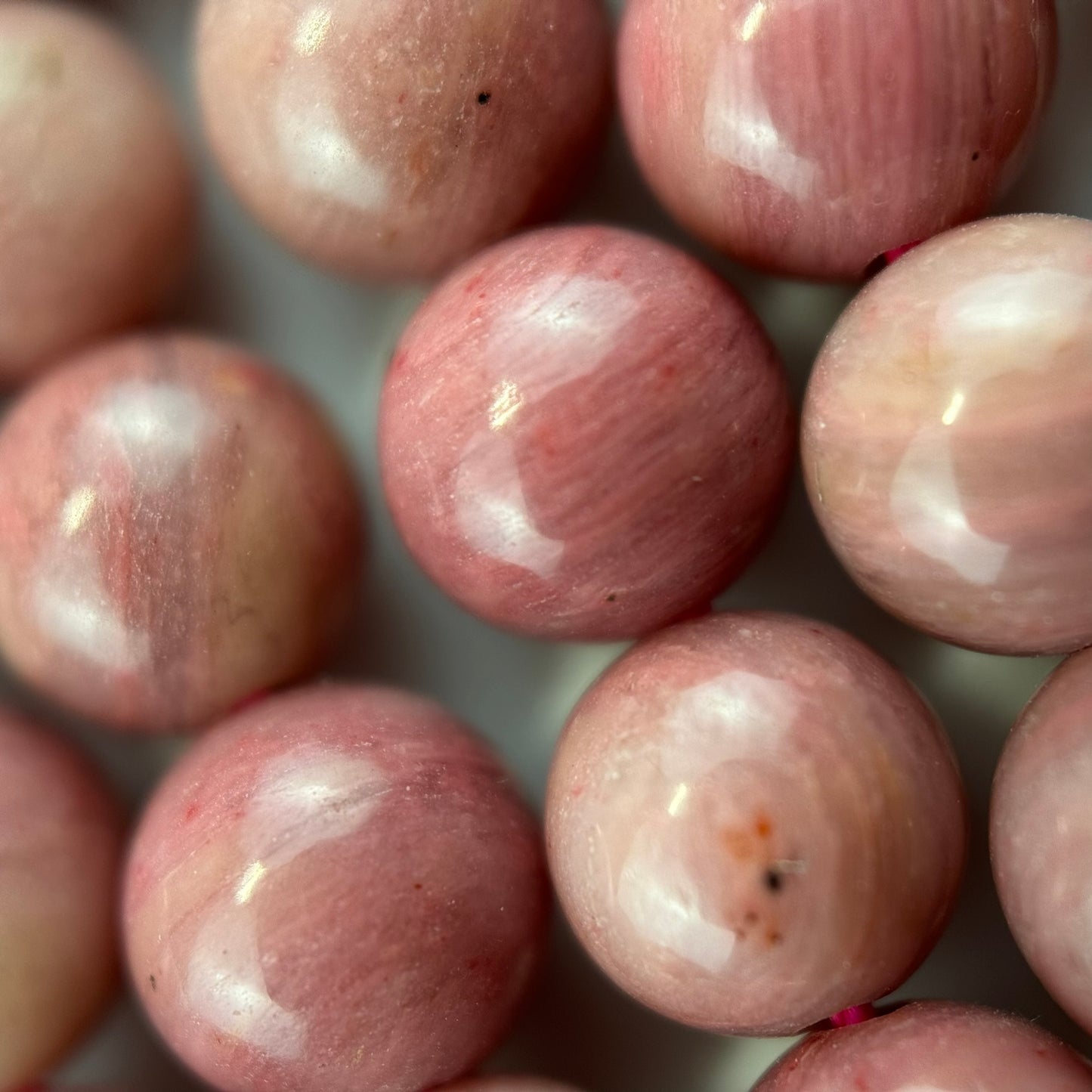 Rhodonite AA Polished Round Beads image 7