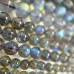 Labradorite AAAA Polished Round Beads - high quality labradorite image 9