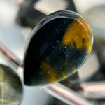 Blue Tiger's Eye Faceted Pear Shape Beads image 2