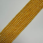 Dyed Yellow Pearl  7.5mm - High-Quality Jewellery Making Supplies image 5