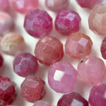 Natural Ruby Faceted Round Beads image 1