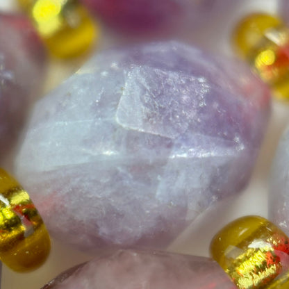 Pink Tourmaline Faceted Barrel 8 Beads image 4