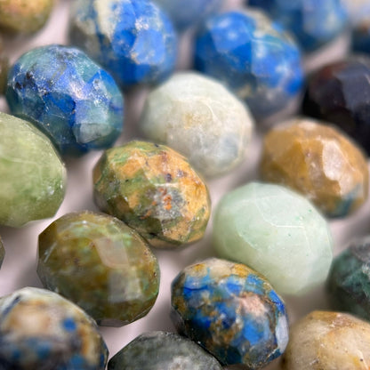 Azurite Faceted Rondelle Beads image 3
