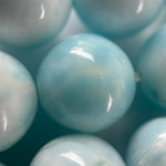 Hemimorphite Polished Round Beads image 2