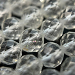 White Topaz Faceted Round Beads image 4