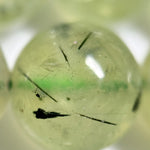 Prehnite with Epidote Polished Round Beads image 1