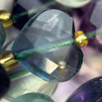 Fluorite Faceted Heart Shape Beads image 6