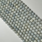 Blue Calcite Polished Round Beads image 2