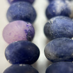 Sodalite Frosted Rondelle Beads (6-10mm) image 2
