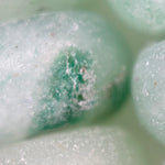 Green Aventurine Frosted Rondelle Beads image 1