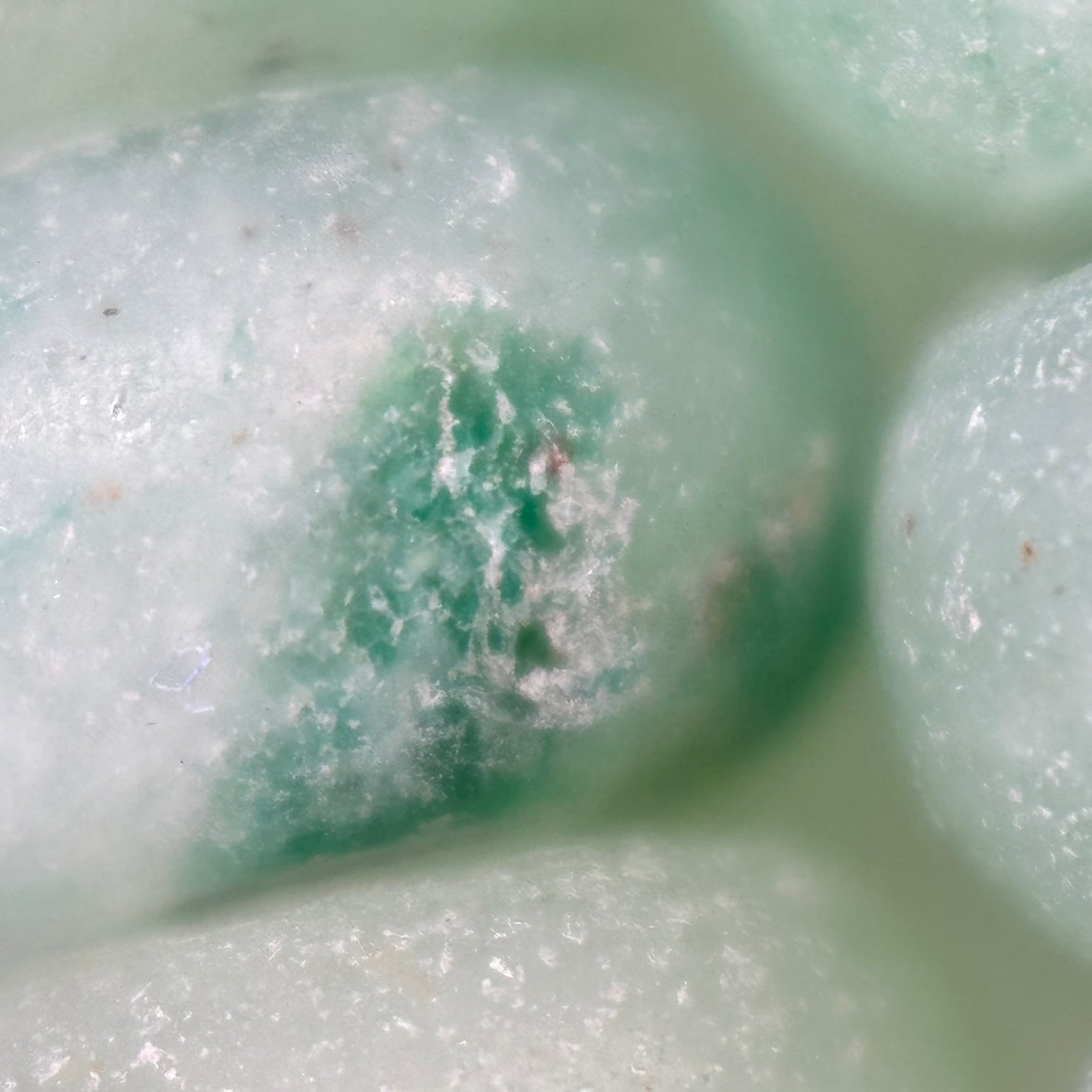 Green Aventurine Frosted Rondelle Beads image 1