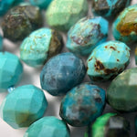 Turquoise Faceted Rondelle Beads (AA Quality) image 1