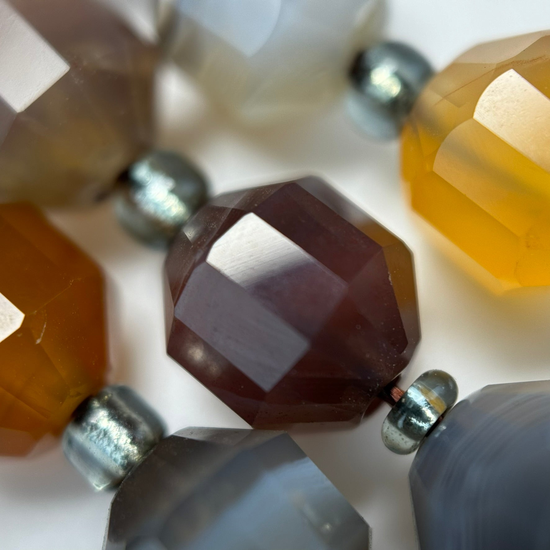 Botswana Agate Dodecahedron Beads image 5