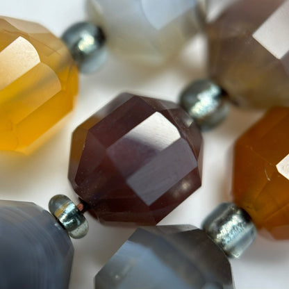 Botswana Agate Dodecahedron Beads image 5