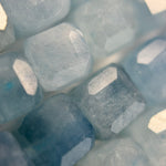 Aquamarine Square Gemstone Beads image 4