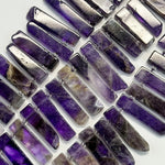 Amethyst Blade Polished Beads image 2