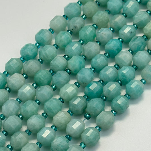 Amazonite AA Quality Dodecahedron Gemstone Beads image 0