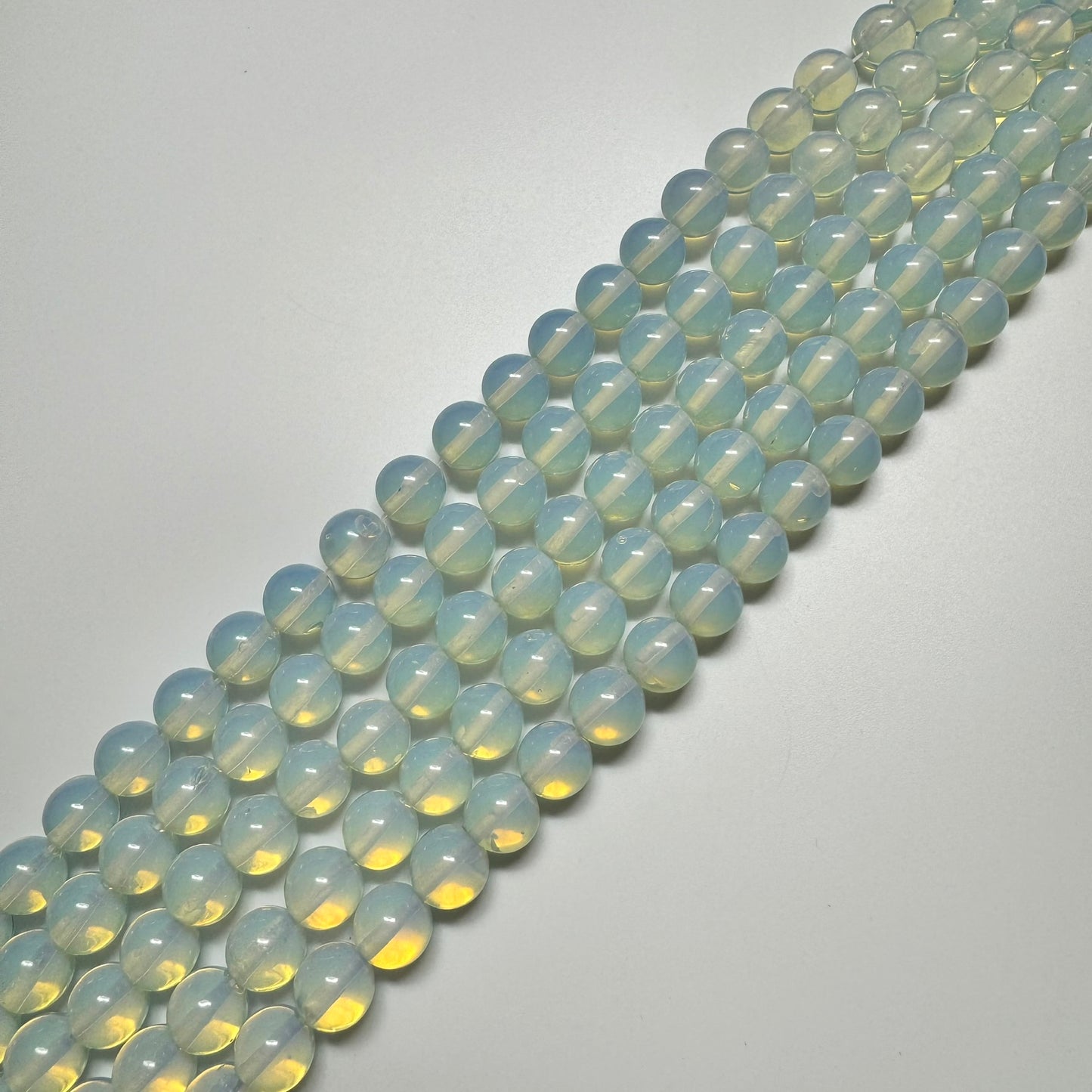 Opalite(Synthetic) Polished Round Beads image 1