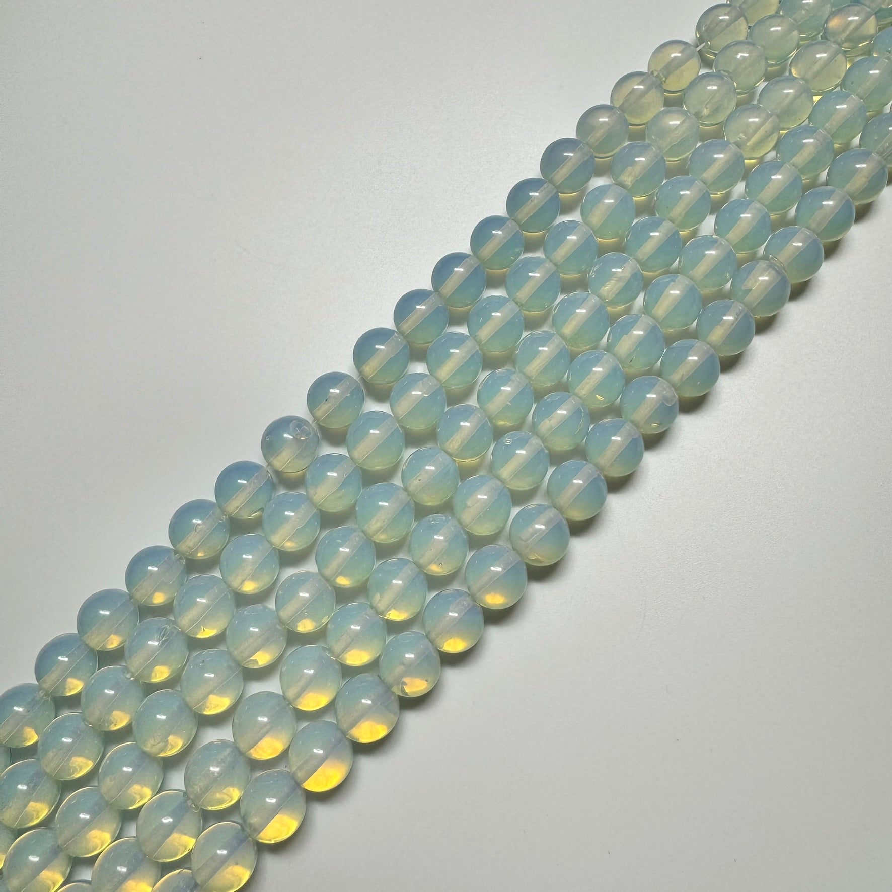 Opalite(Synthetic) Polished Round Beads image 1