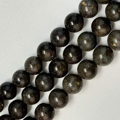 Black Opal Polished Round Beads image 5