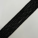 Shungite Rondelle Polished Beads image 2