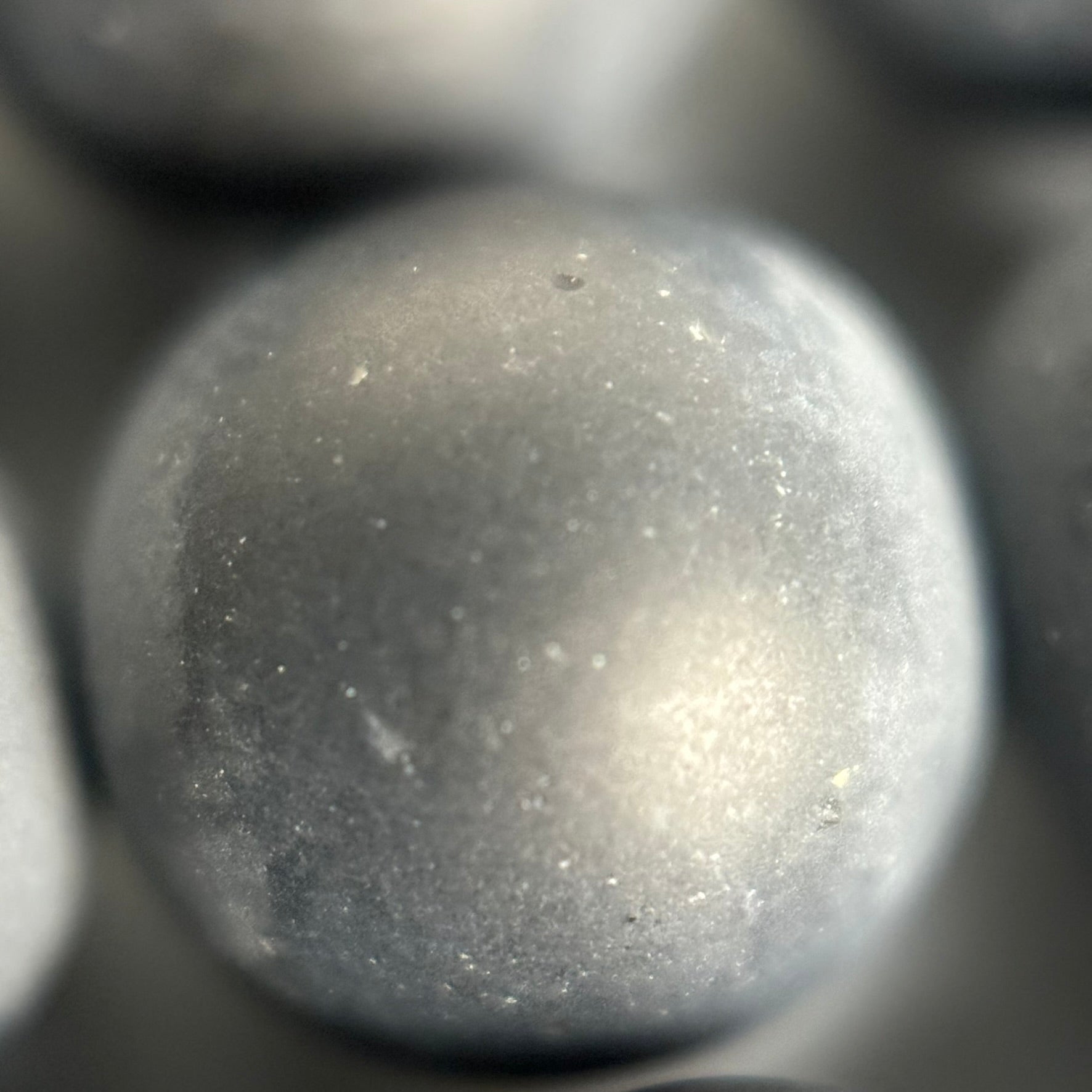 Black Onyx Frosted Round Beads image 4