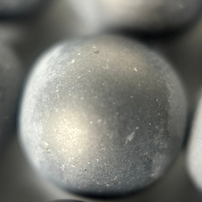 Black Onyx Frosted Round Beads image 4