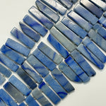Blue Quartz Polished Blade Beads image 4